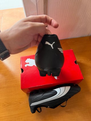 Zapatillas Fútbol 11 Puma de piel