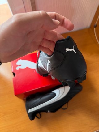 Zapatillas Fútbol 11 Puma de piel