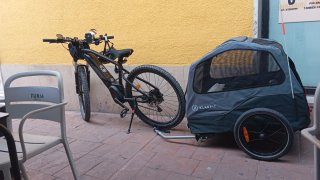 Bicicleta Eléctrica con Remolque rock Rider st 500