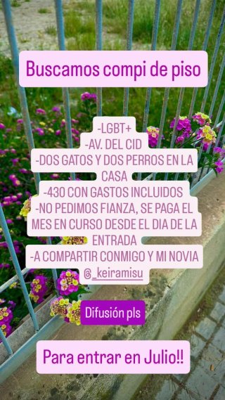Habitación en alquiler en Av. del Cid
