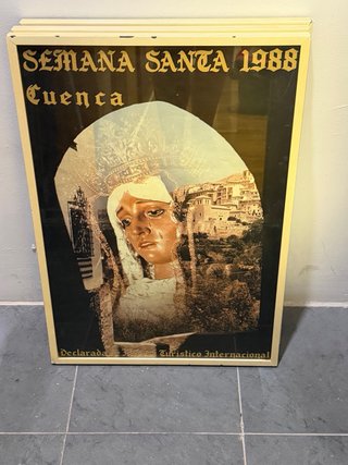 Póster Semana Santa Cuenca 1987/88/90 100€ los 3