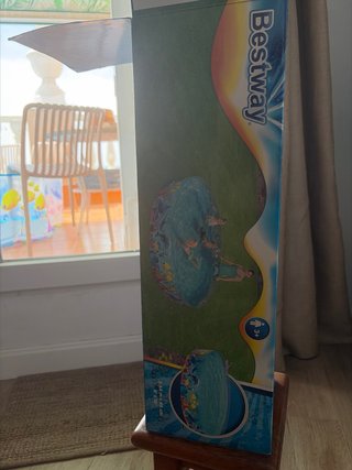Piscina rígida transparente 2,44m ø x 46cm altura