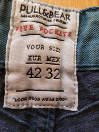 Vaqueros Slim Verde Oscuro Pull&Bear