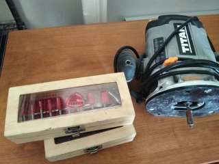 Fresa para madera Titan y accesorios
