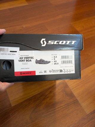 NUEVAS Zapatillas SCOTT VENT VERTEC talla 42