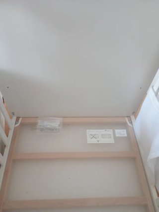 Cuna IKEA Gonatt 120x60 cm con cajón + colchón