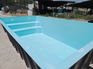 Piscina de plástico 6x3