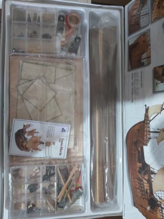 Maqueta Nao Santa María Artesanía Latina 1492