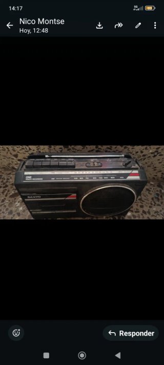 Radio Cassette Sanyo Vintage
