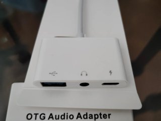 Adaptador USB-C OTG Audio