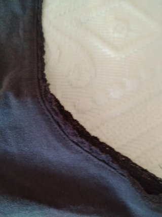 Camiseta sin mangas gris algodón Talla L