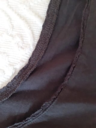 Camiseta sin mangas gris algodón Talla L