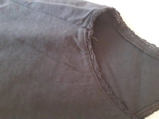Camiseta sin mangas gris algodón Talla L