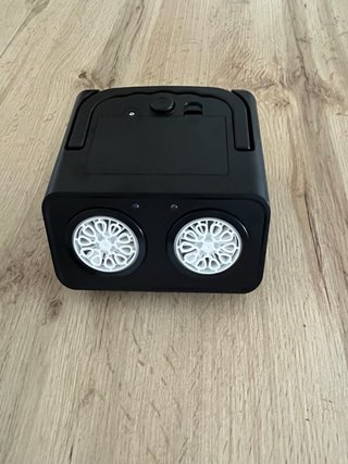 Máquina de burbujas portátil con líquido