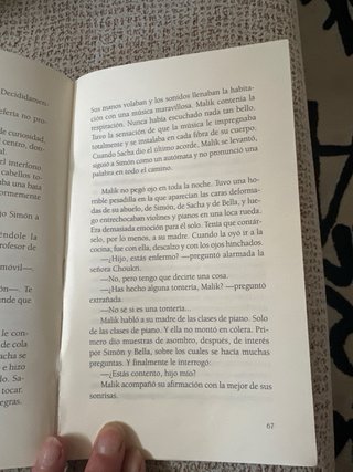 Libro lectura el profesor de música
