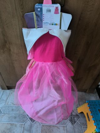Disfraz Princesa Niña Rosa Talla 3+