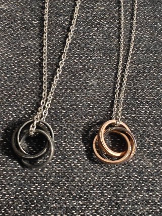 Conjunto Acero Parejas Collares y Pulseras