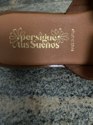 Sandalias de piel efecto cocodrilo