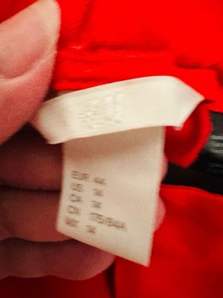 Pantaloni H&M in lino rosso