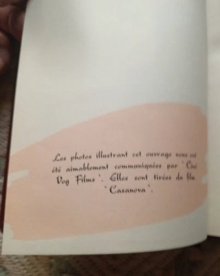 Libro (1950/En VF) Le véritable Casanova.