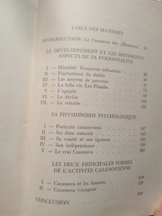 Libro (1950/En VF) Le véritable Casanova.
