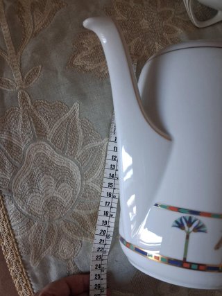 Teiera Rosenthal in porcellana decorata