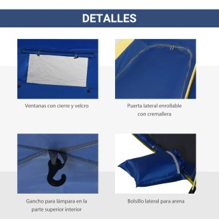 Carpa Playa Outsunny 1-2 Personas