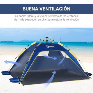 Carpa Playa Outsunny 1-2 Personas