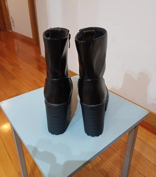 Botas negras plataforma tacón