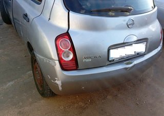 Nissan 475784 paragolpes tras micra (k12e) acenta