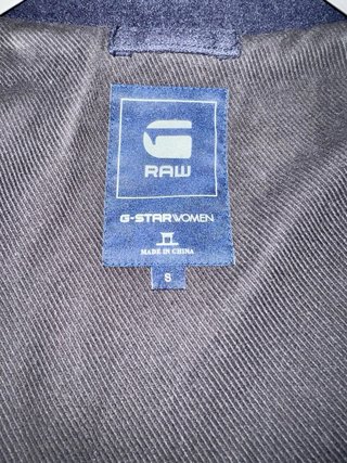 Abrigo lana G-Star RAW mujer azul