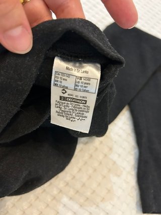 Lote 5 piezas ropa térmica Talla 10