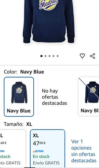 Sudadera Real Madrid CF Logo 1902 Oficial