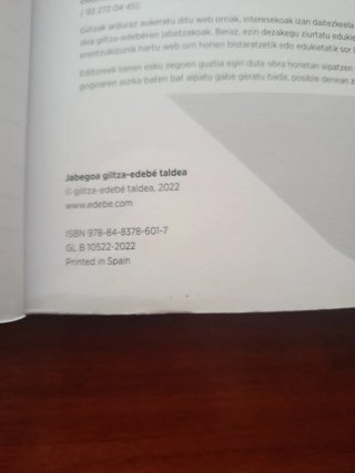 Libro euskera y literatura 1 bachiller