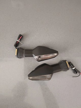Intermitentes Moto Cristal Oscuro Universales