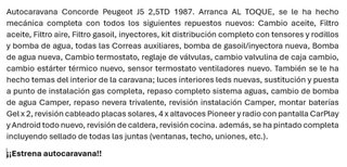 Autocaravana Peugeot J5 restaurada impecable