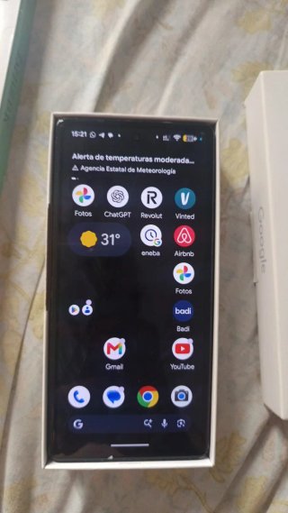 Google Pixel 7a + funda + protector pantalla
