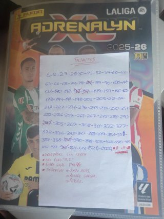 Cartas Adrenalyn LaLiga 2025-26