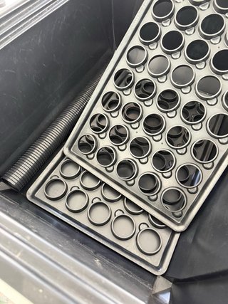 Bandeja Maceta Plástico Negra