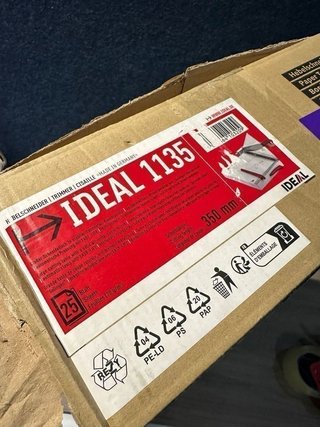 Cizalla IDEAL 1135 - Cortador de papel profesional