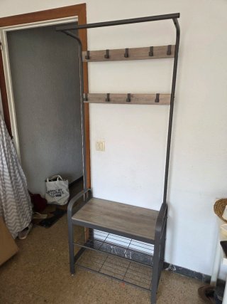 Perchero Zapatero VASAGLE 4 en 1