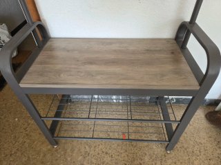Perchero Zapatero VASAGLE 4 en 1