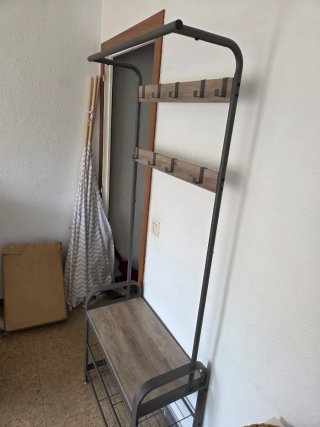 Perchero Zapatero VASAGLE 4 en 1