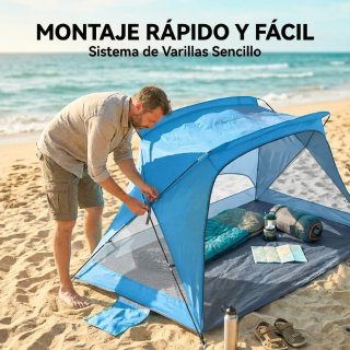 Carpa Playa 2-3 Personas