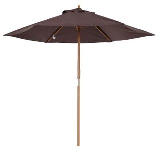 Outsunny Ombrellone da Giardino 2.5x2.3 m a 6 Stec