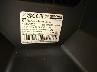 Hidrolimpiadora Kärcher K7 Premium Smart Control