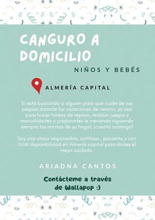 Niñera de bebés y niños pequeños