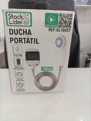 Ducha Portátil Stock Líder Carga USB