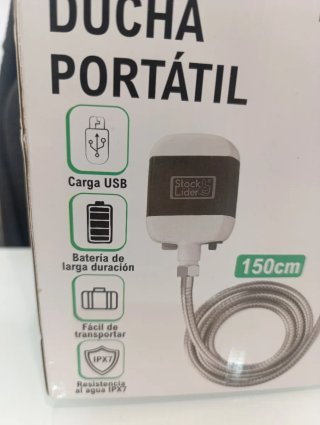 Ducha Portátil Stock Líder Carga USB