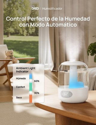 DREO B0DF2Y9SH4 humidificador 3L ultrasónico